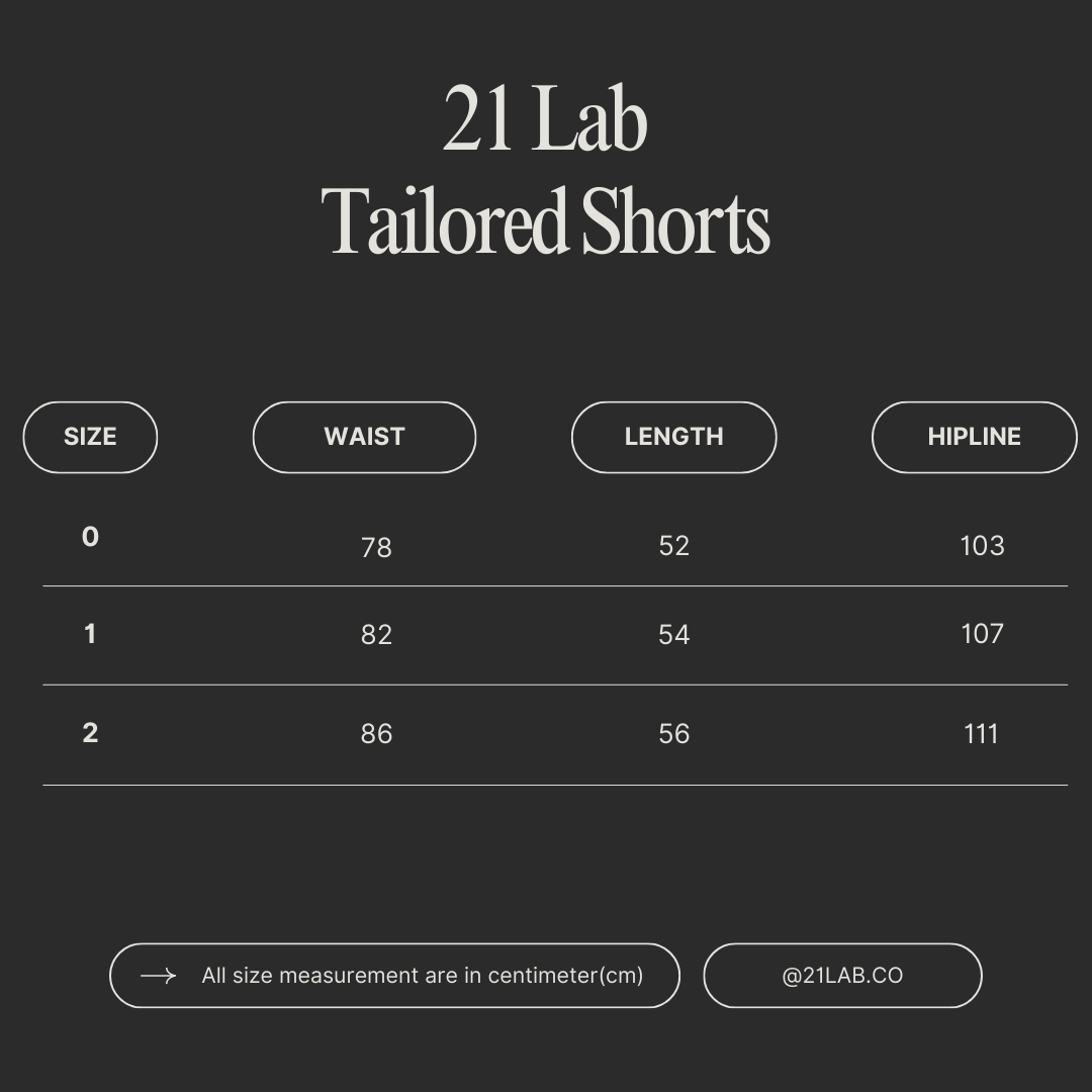 21 Lab Tailored Shorts