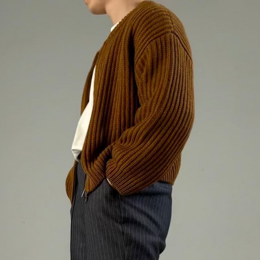 21 Lab Crop Zip Sweater