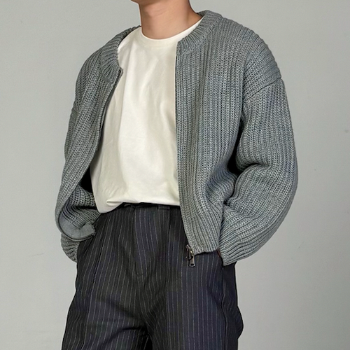 Crop Zip Sweater