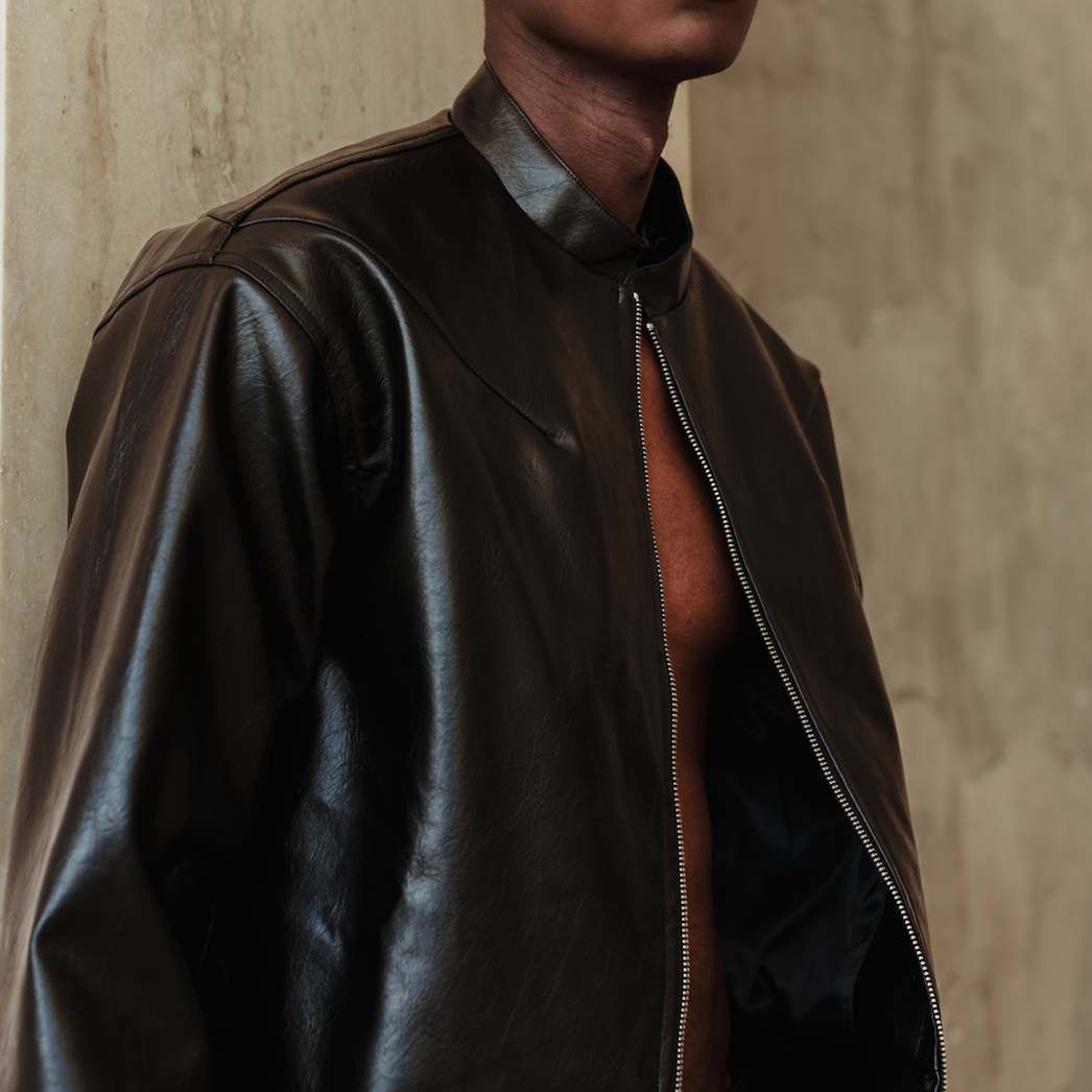 21 Lab Crop Racing Jacket