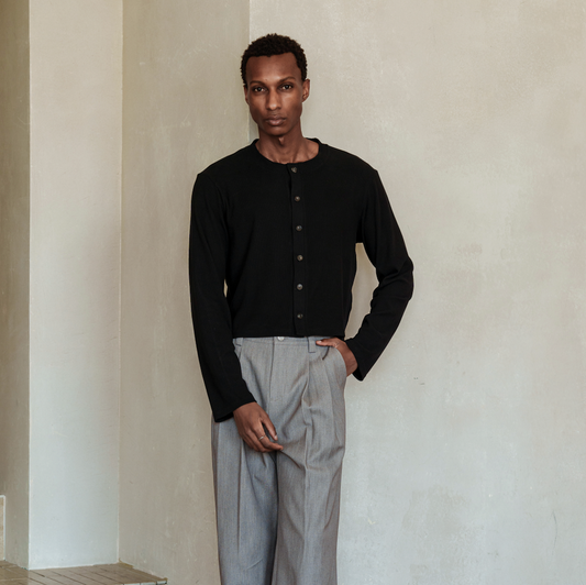 21 Lab Crop Knitted Cardigan