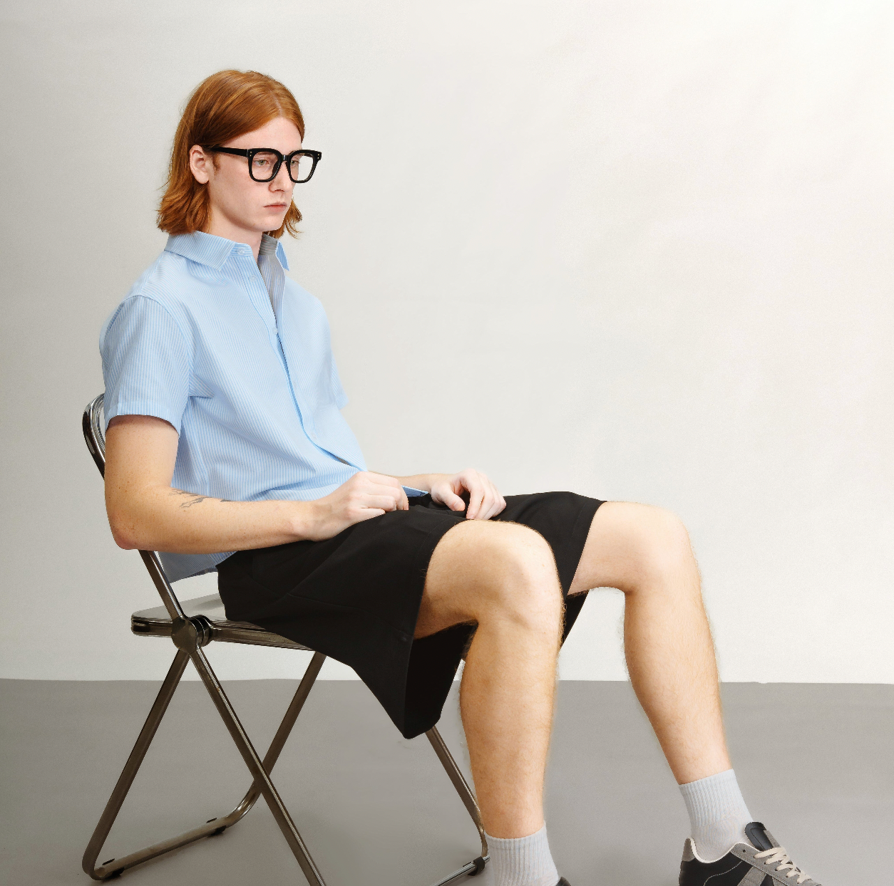 Tailored Shorts (Grey)(Black)