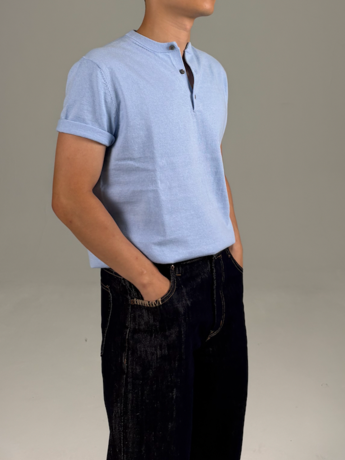 Muscle Polo Knit