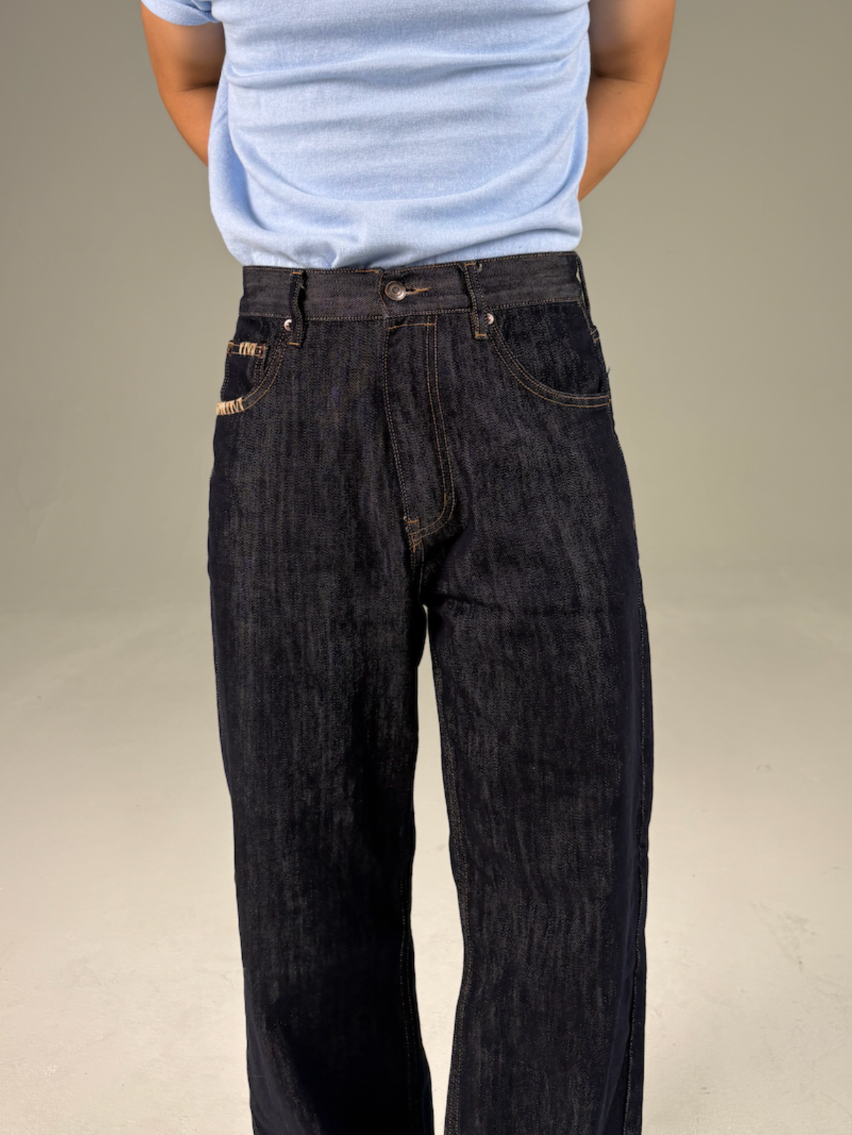 Straight-Leg Raw Denim (Restock)