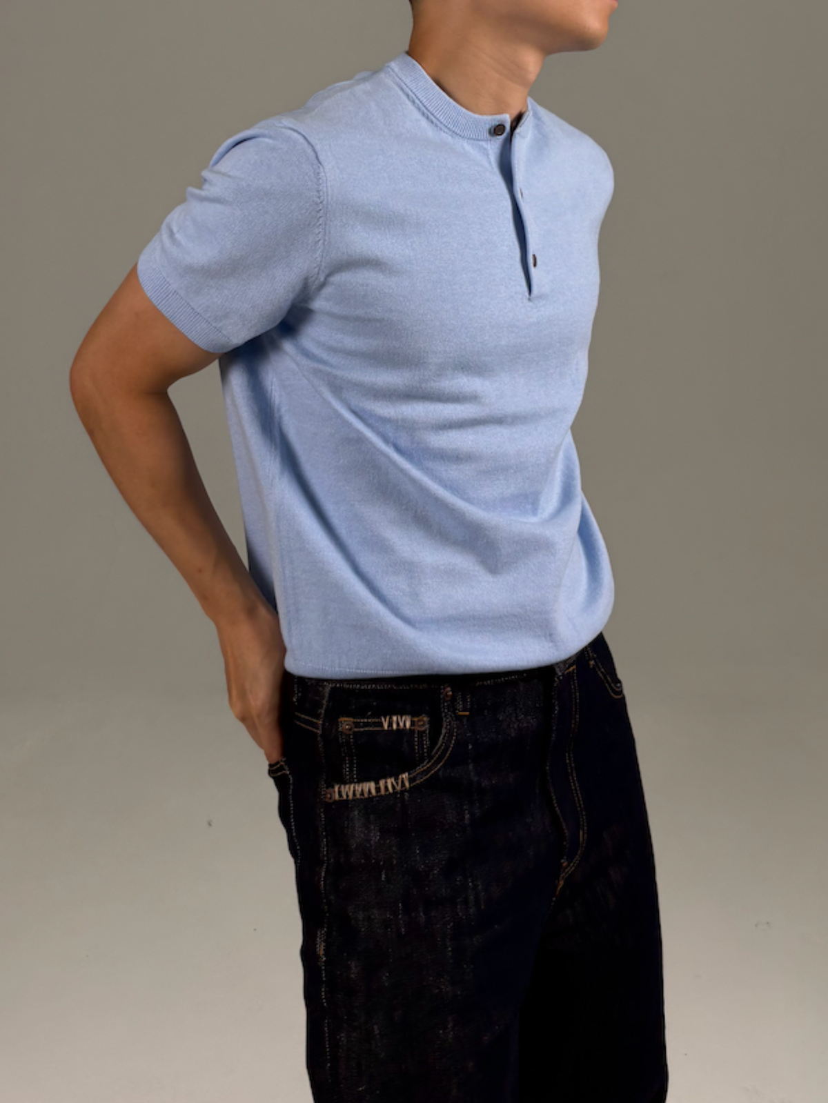 Muscle Polo Knit