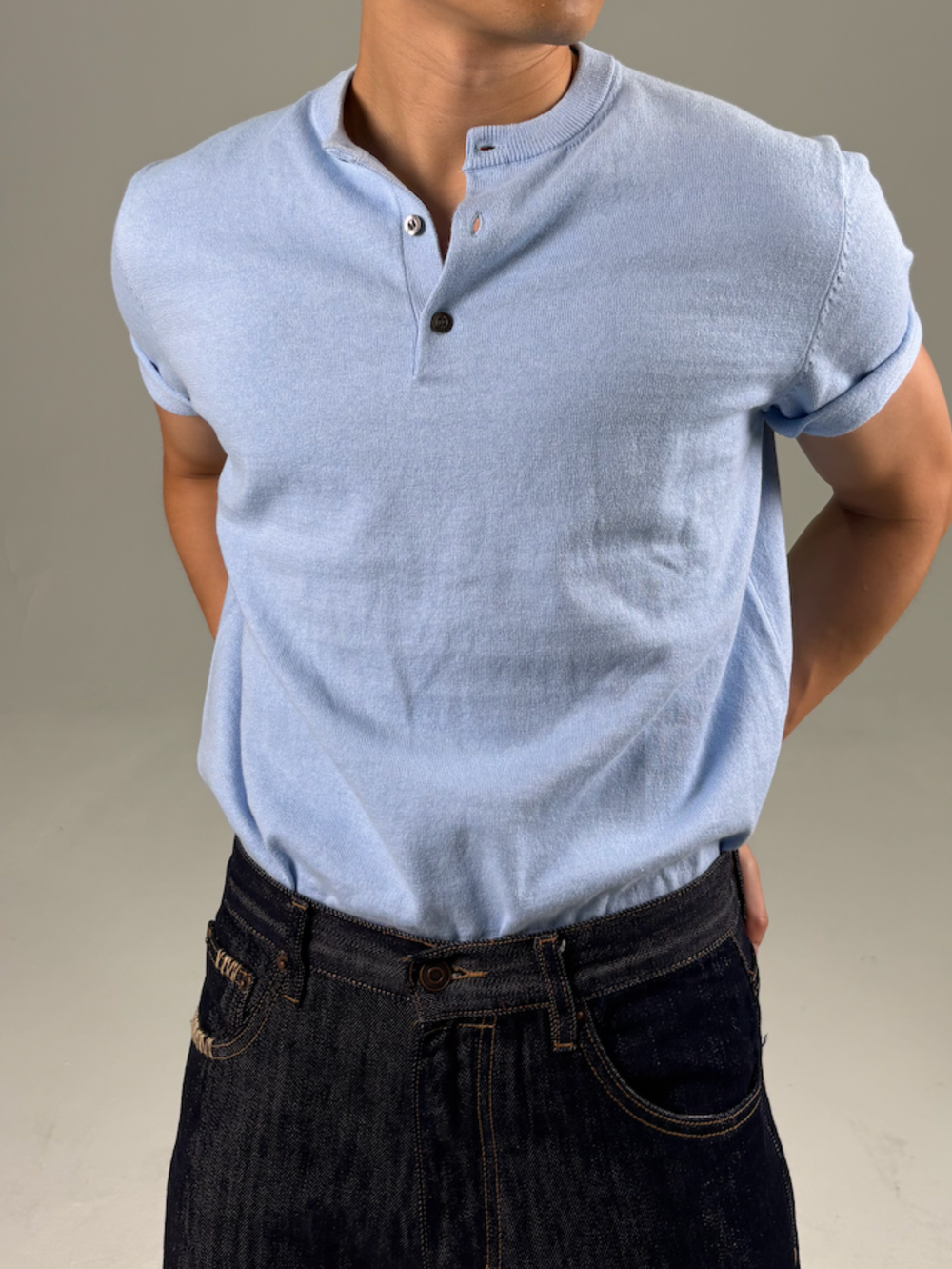 Muscle Polo Knit