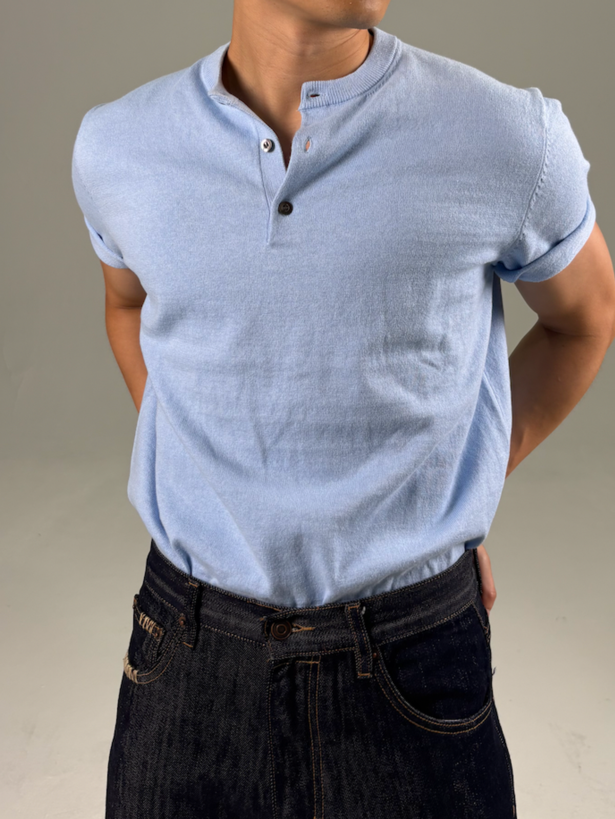 Muscle Polo Knit
