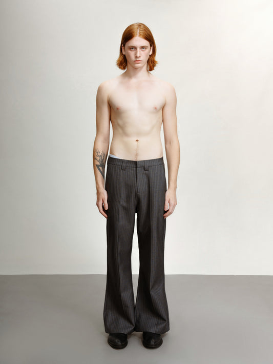 21 Lab Striped Bootcut Trouser