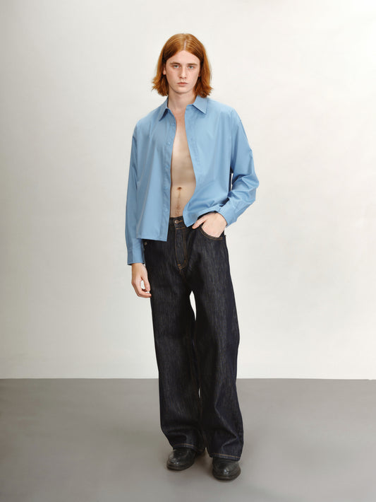 21 Lab Drape Crop Shirt