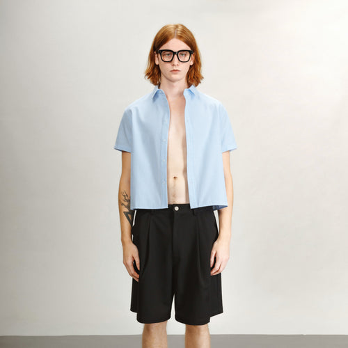 Short Sleeve Crop Shirt