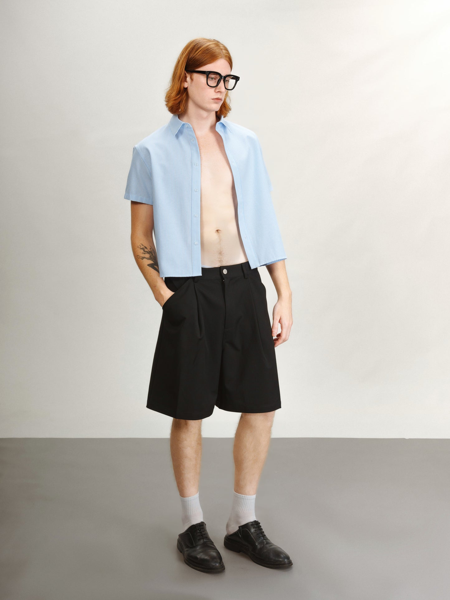 21 Lab Short Sleeve Crop Shirt