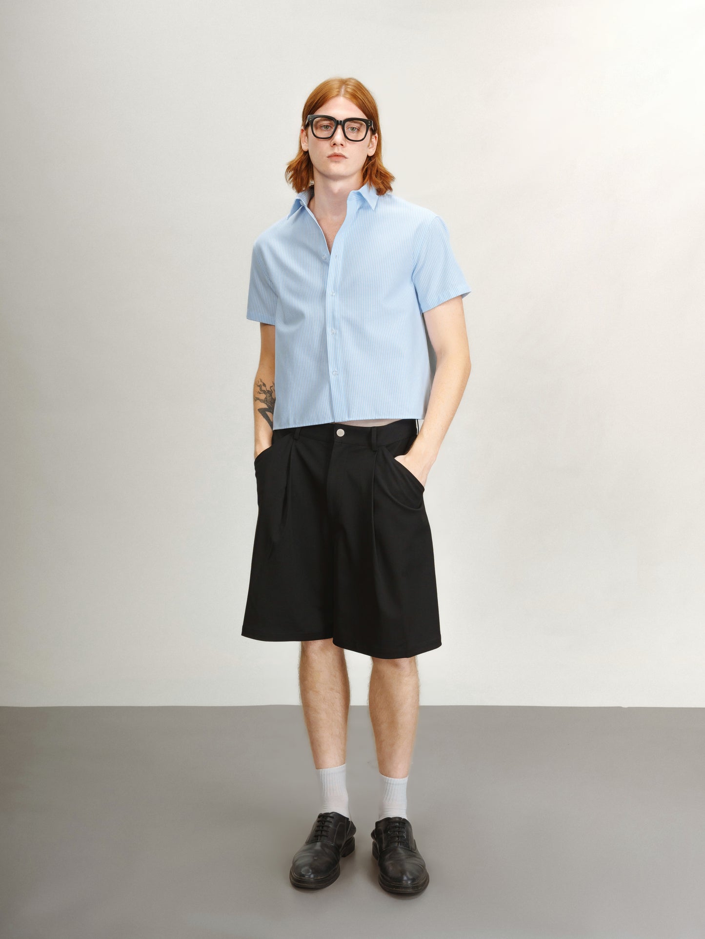 21 Lab Short Sleeve Crop Shirt