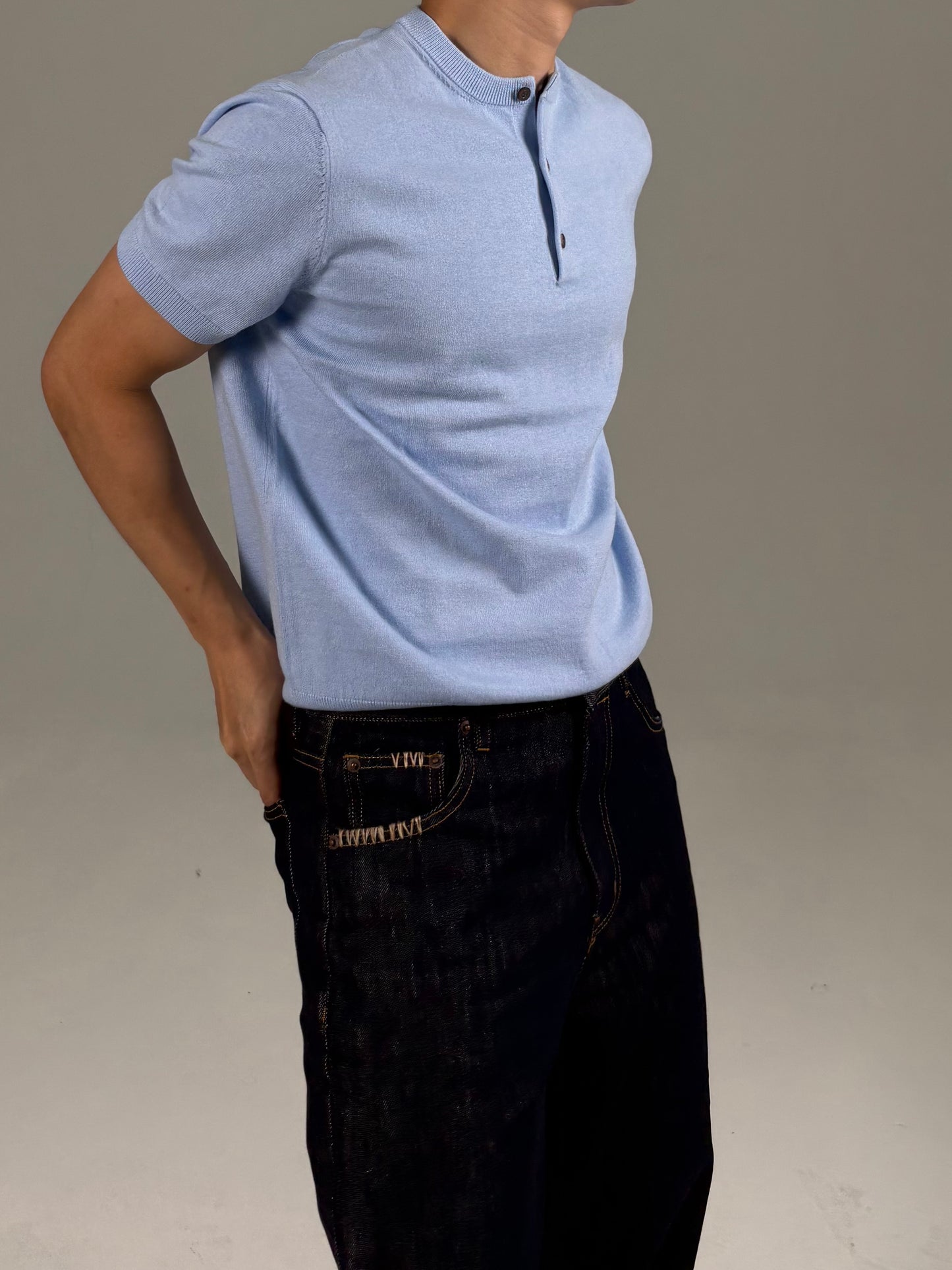 Muscle Polo Knit